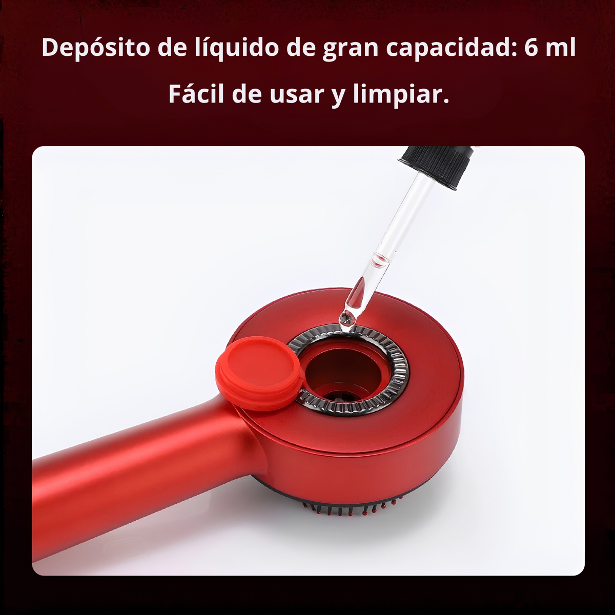 Masajeador Capilar 3 en 1 con Luz Roja